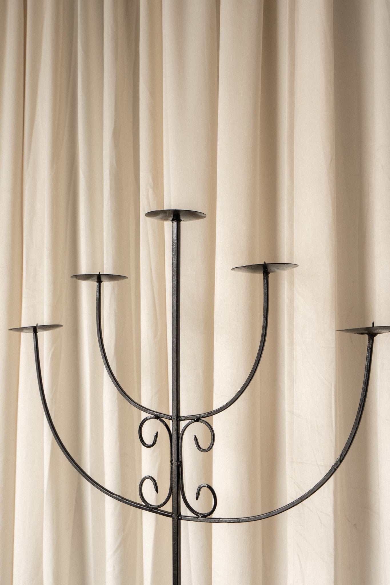 Antique Wrought Iron Candelabras - IDYLL MANOR