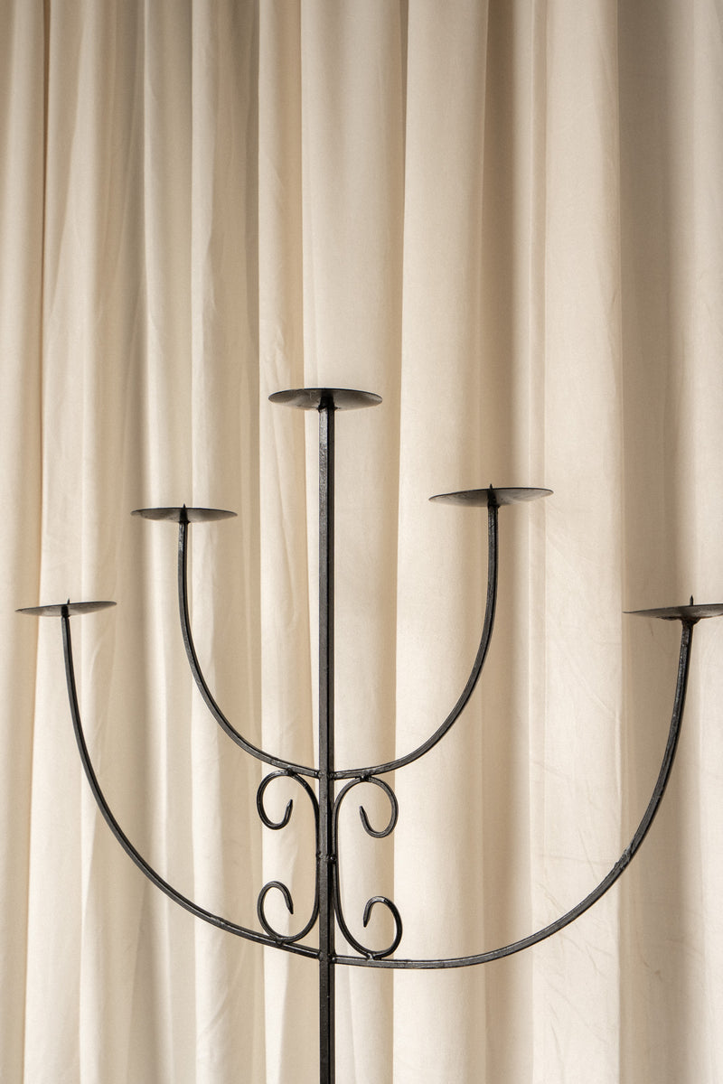 Antique Wrought Iron Candelabras - IDYLL MANOR