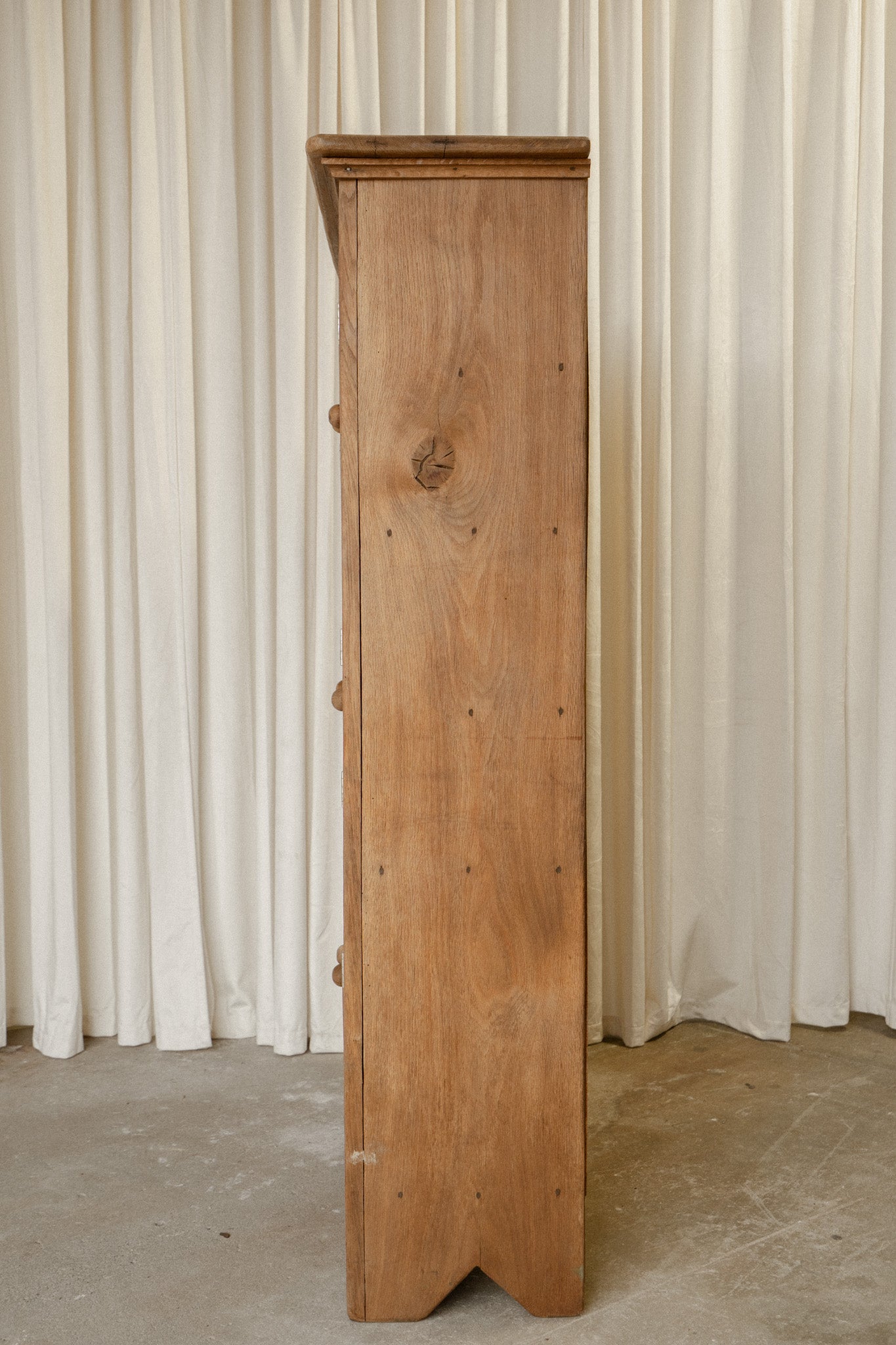 Spanish Oak Cupboard | Large 6 Door Carved Cabinet - IDYLL MANOR