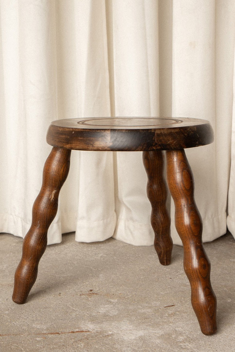 Antique French Bobbin Leg Stools - IDYLL MANOR