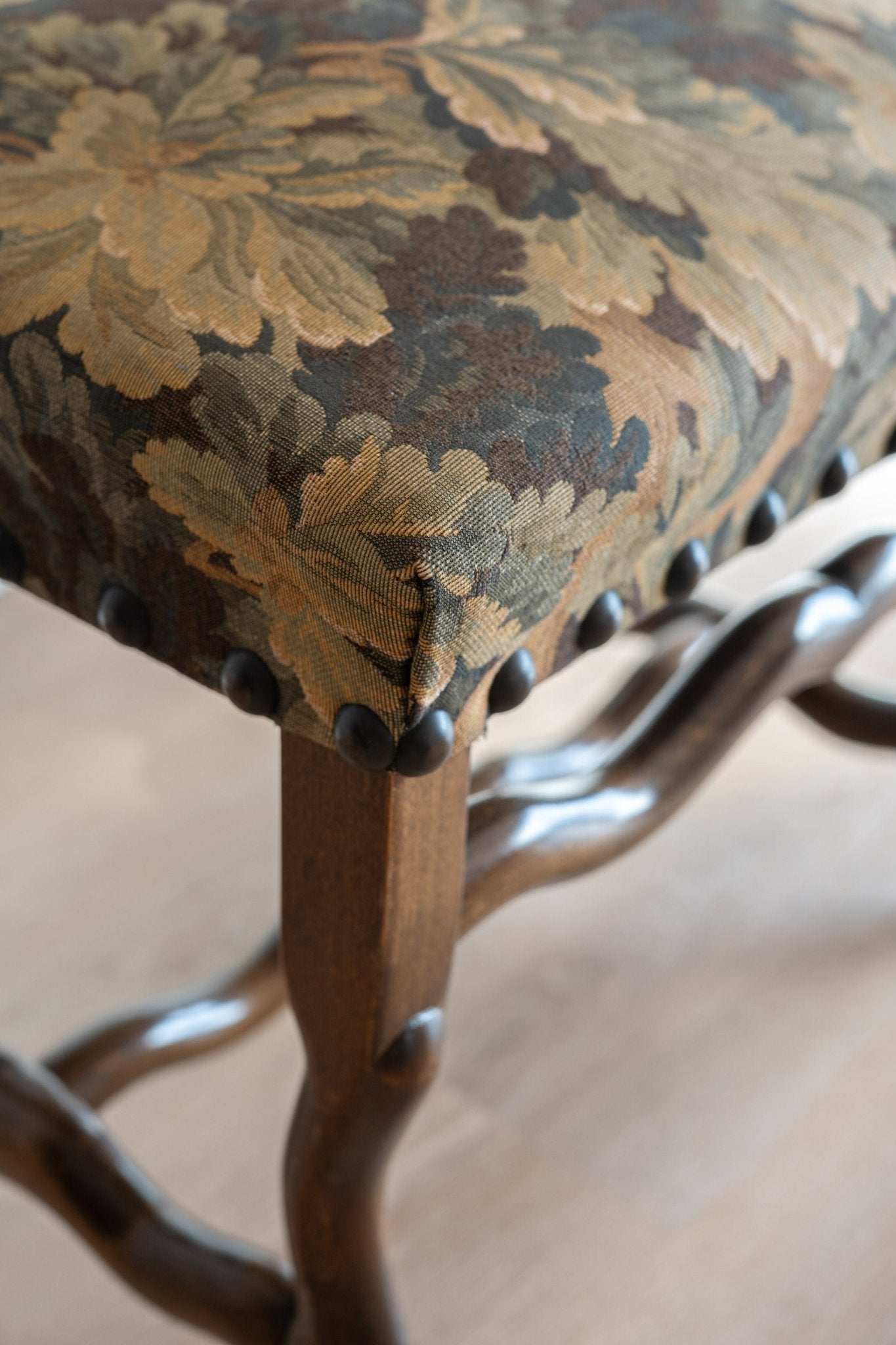 French Provincial Chairs & Footstool - IDYLL MANOR