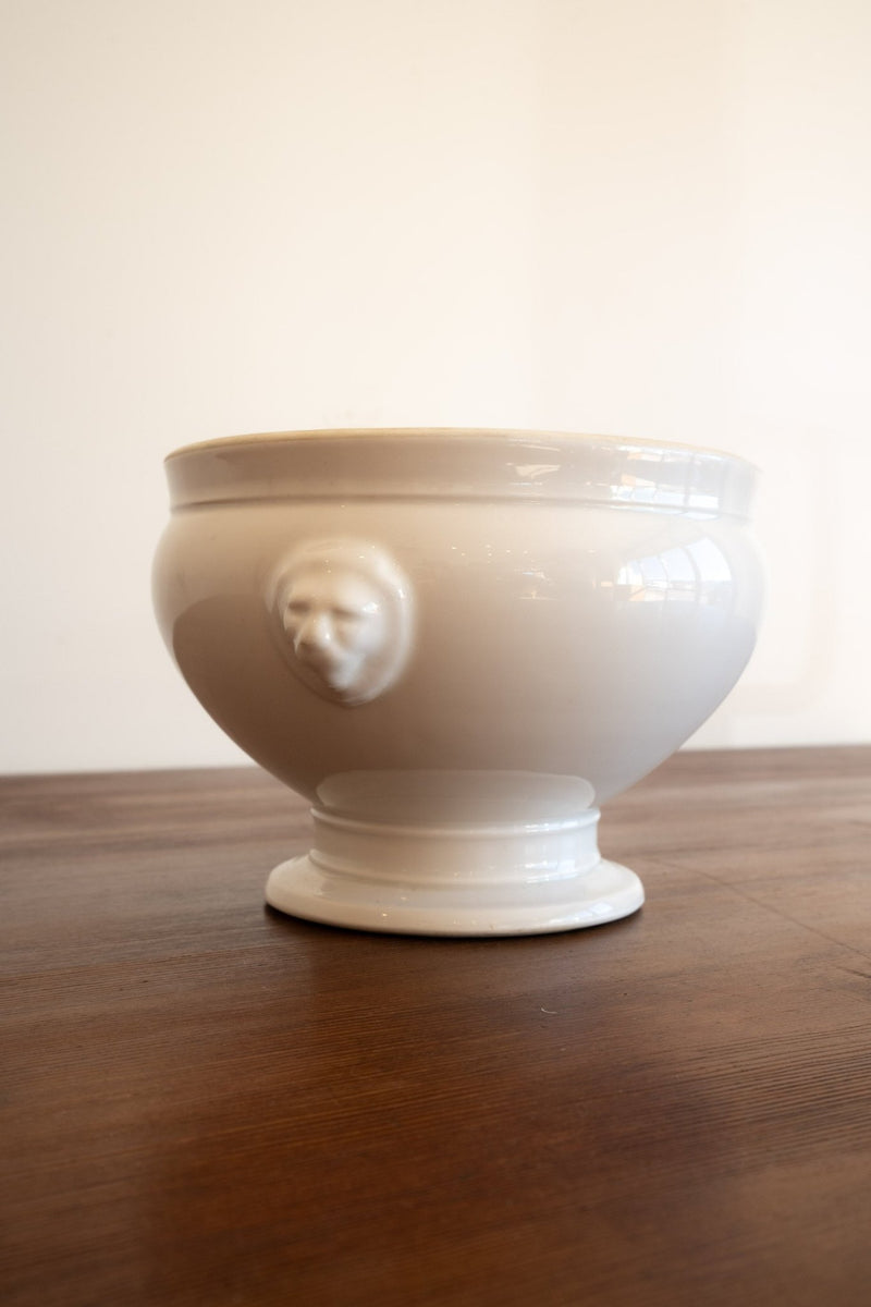 Large French Lion Head Bowls Turreen Bowls - IDYLL MANOR