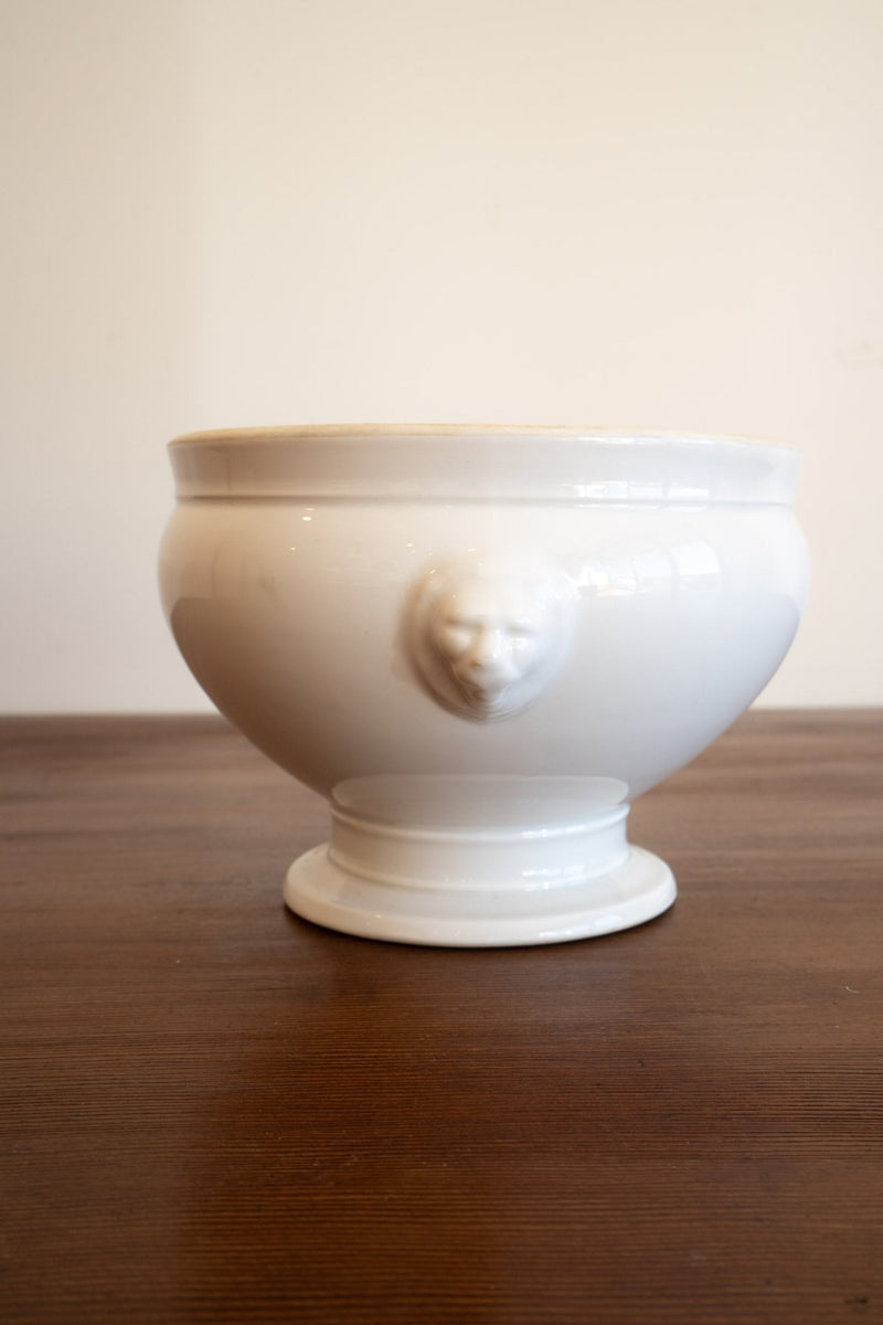 Large French Lion Head Bowls Turreen Bowls - IDYLL MANOR