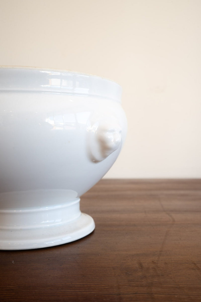 Large French Lion Head Bowls Turreen Bowls - IDYLL MANOR