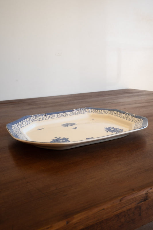 Floral Large Serving Plate - IDYLL MANOR