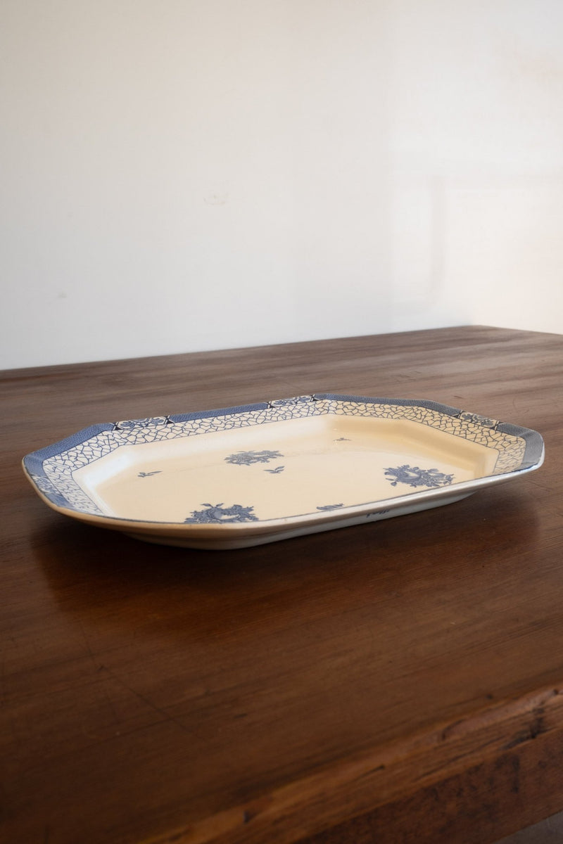 Floral Large Serving Plate - IDYLL MANOR