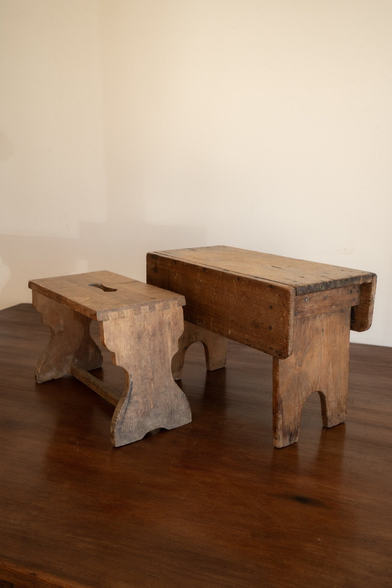 Antique Step Stools - IDYLL MANOR