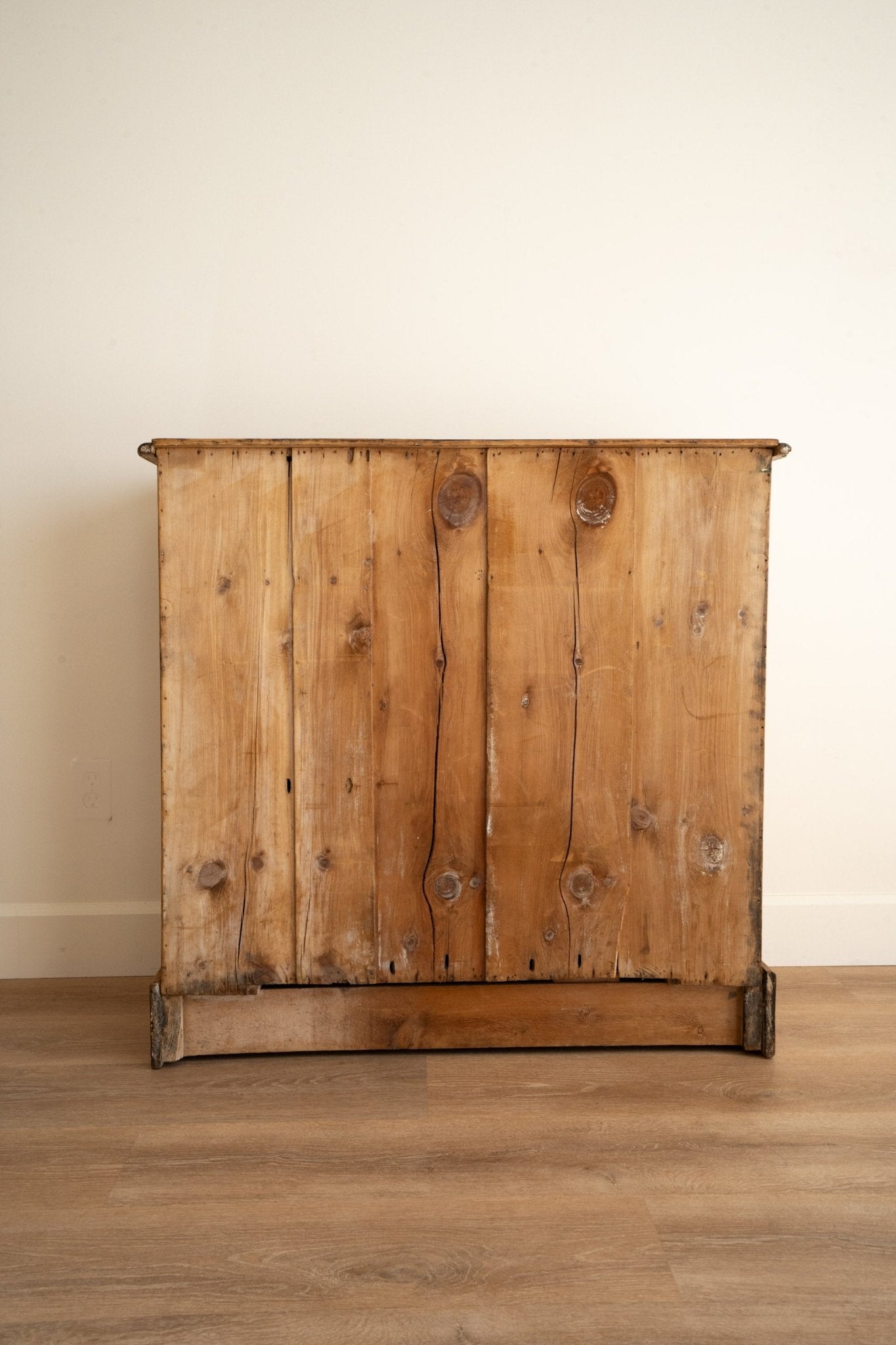 Light Pine Chest of Drawers | 2 over 3, Plinth Base - IDYLL MANOR