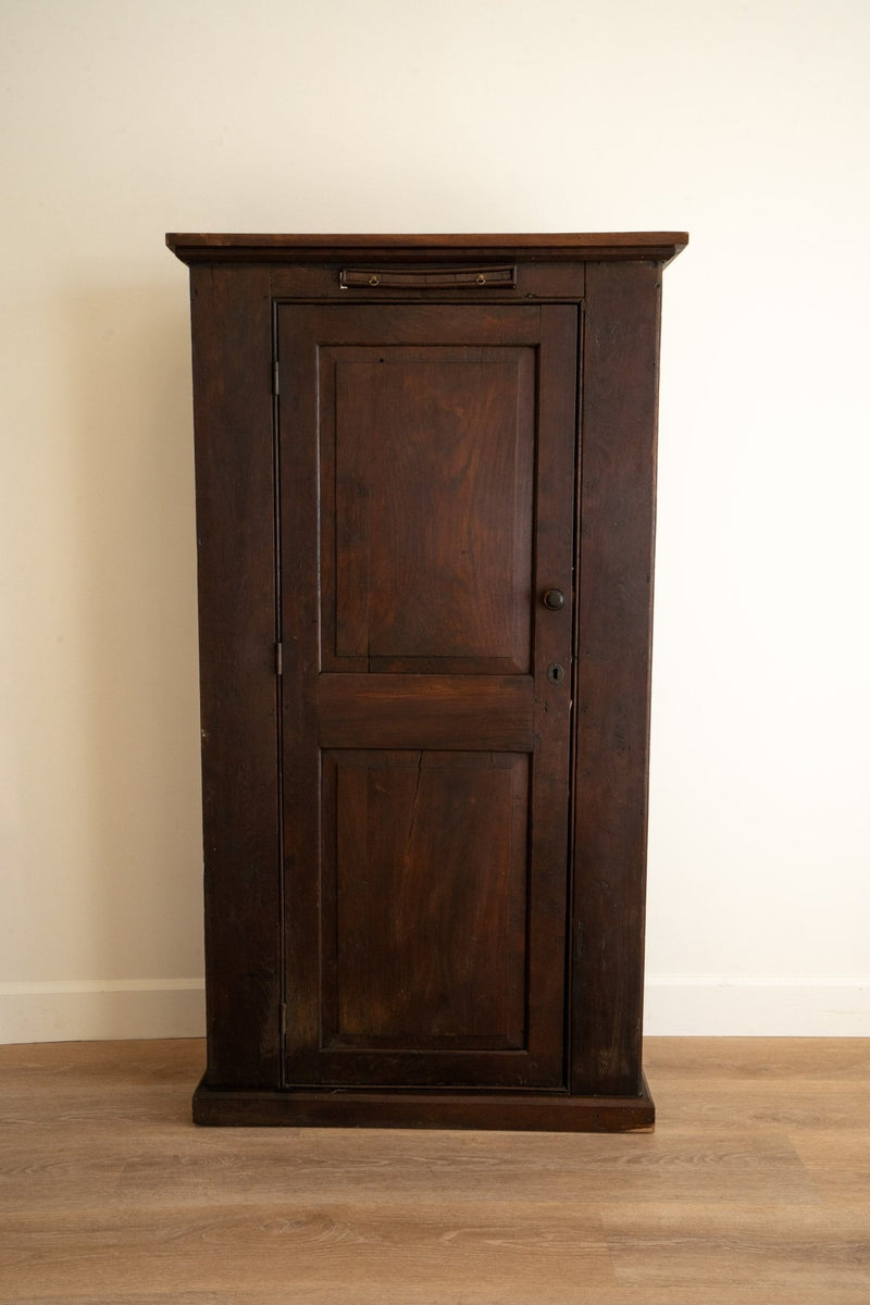 Dark Oak Georgian Hall Cabinet Cupboard - IDYLL MANOR