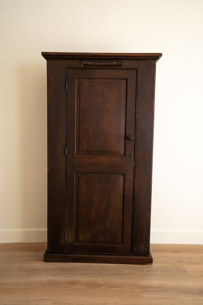 Dark Oak Georgian Hall Cabinet Cupboard - IDYLL MANOR