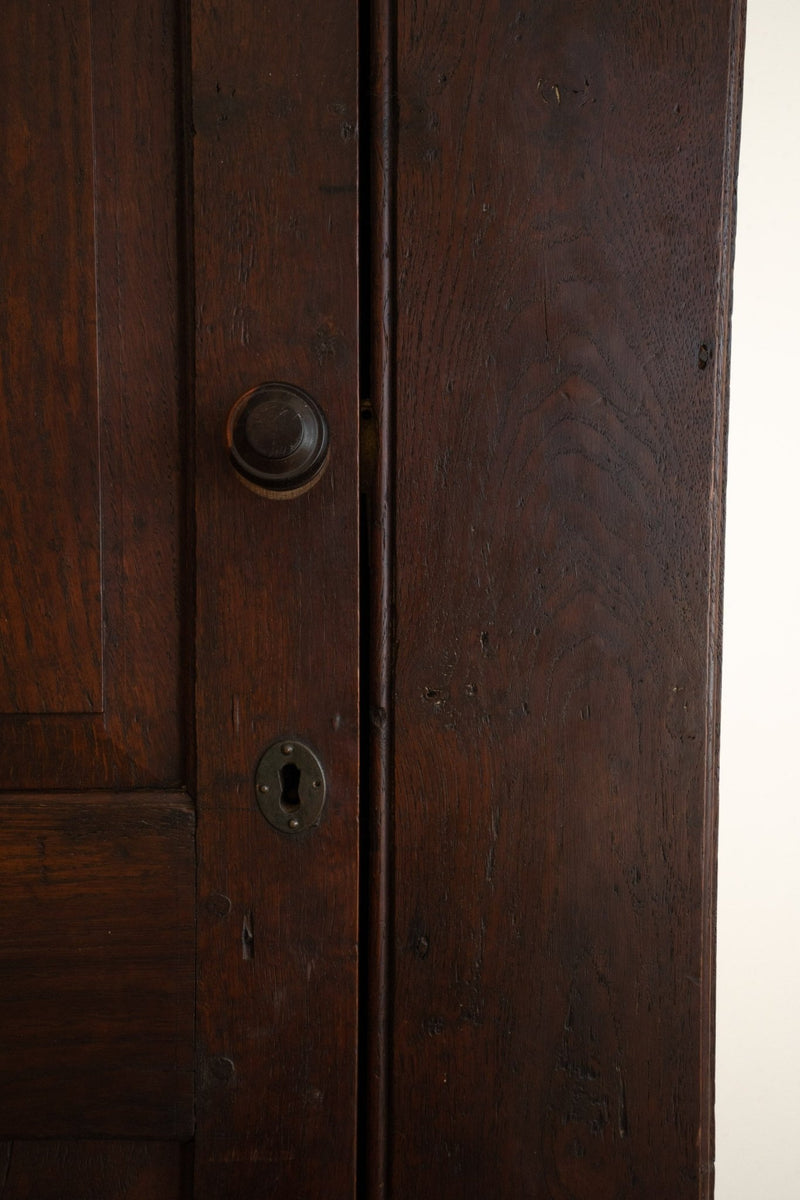Dark Oak Georgian Hall Cabinet Cupboard - IDYLL MANOR