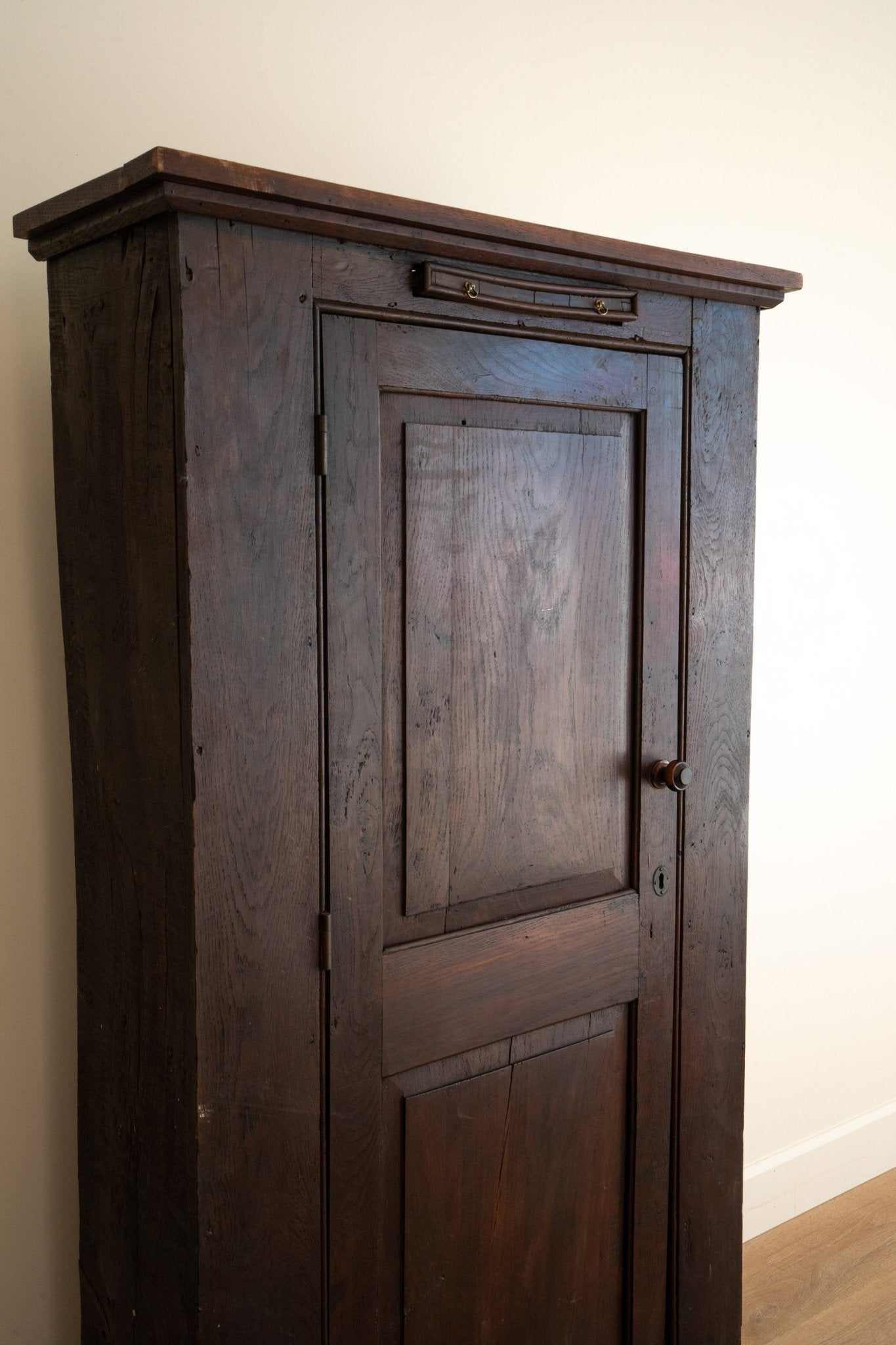 Dark Oak Georgian Hall Cabinet Cupboard - IDYLL MANOR