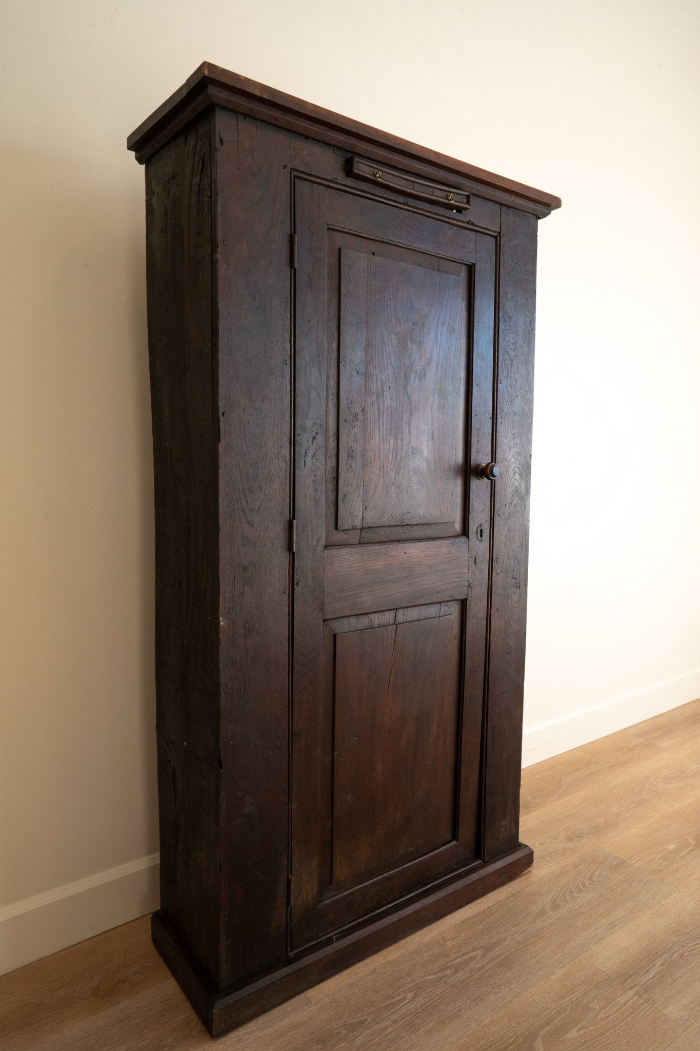 Dark Oak Georgian Hall Cabinet Cupboard - IDYLL MANOR