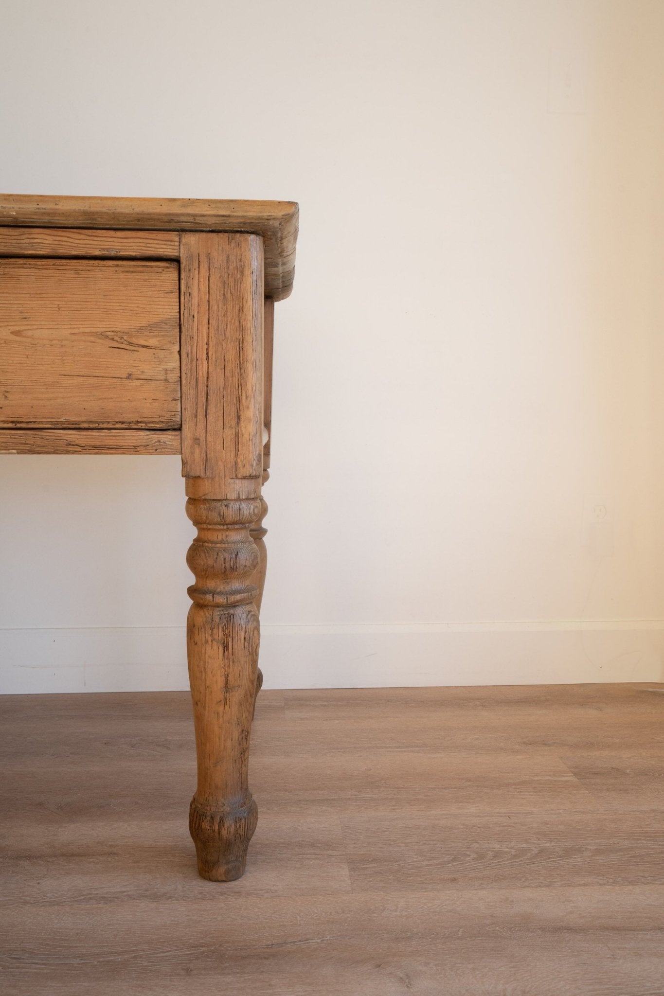 Pine Prep Table | 2 Drawers - IDYLL MANOR