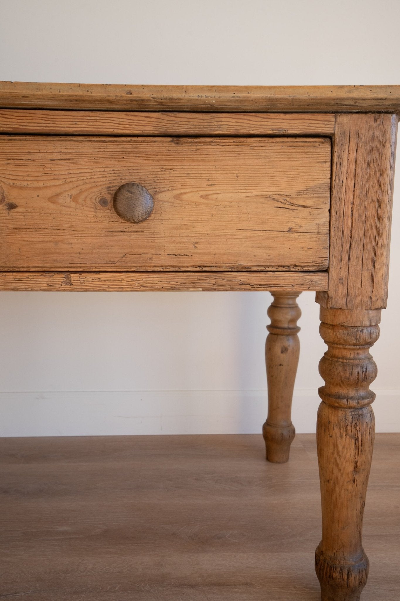 Pine Prep Table | 2 Drawers - IDYLL MANOR