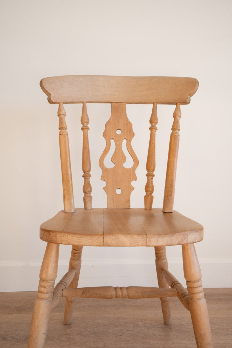 Set of 4 Fiddleback English Dining Chairs - IDYLL MANOR