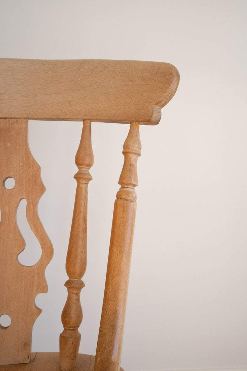 Set of 4 Fiddleback English Dining Chairs - IDYLL MANOR