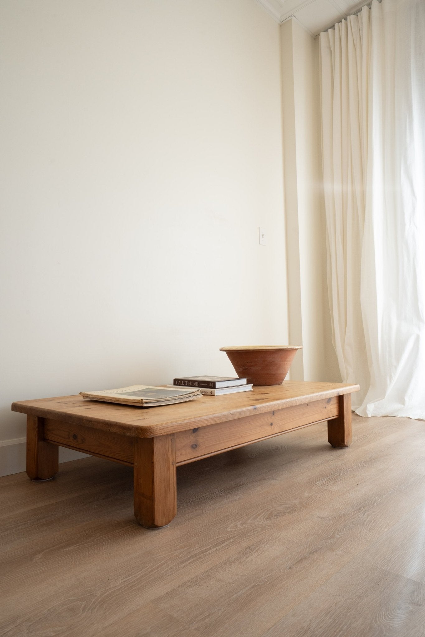 Vintage Pine Coffee Table - IDYLL MANOR