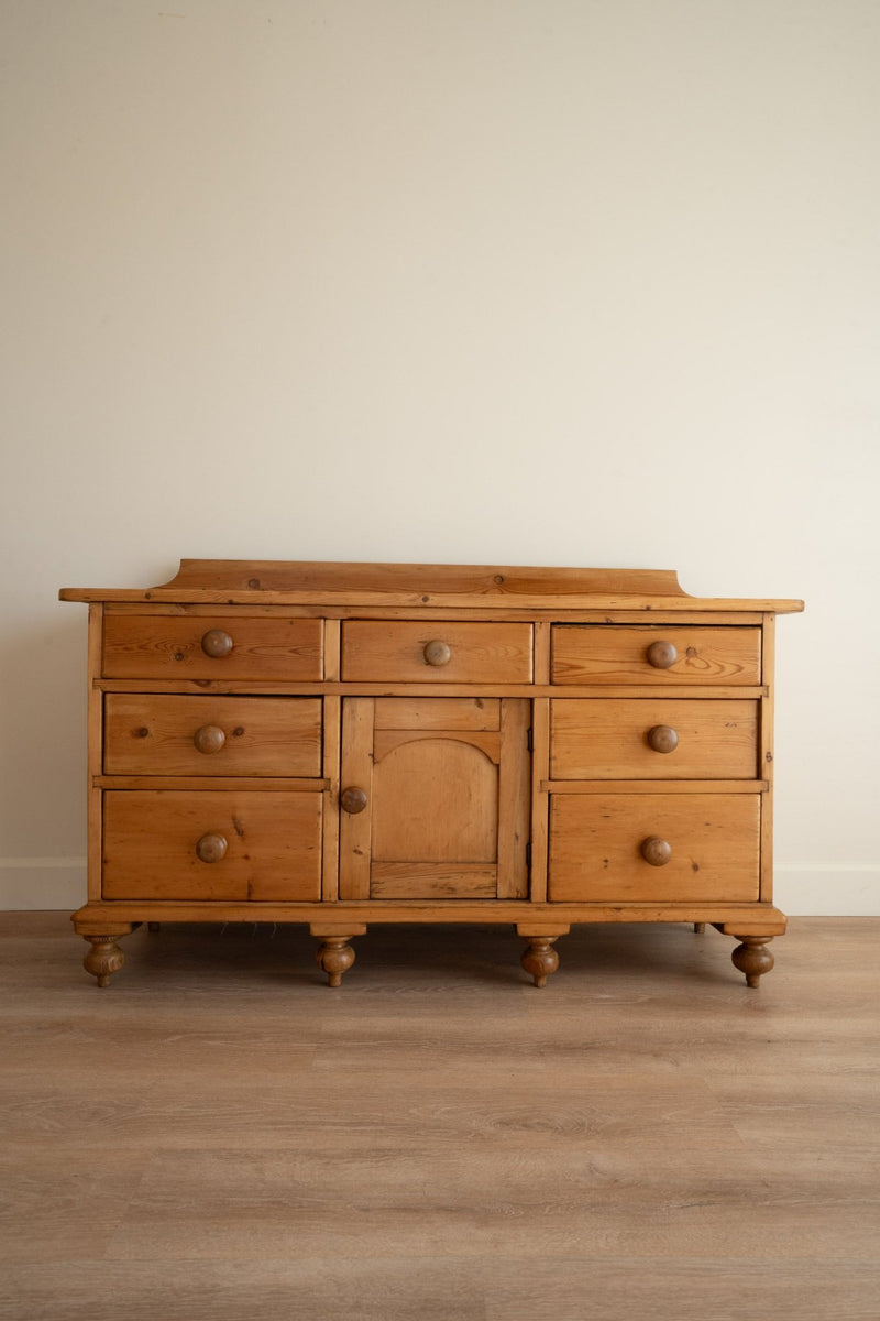 Pine Sideboard With Lip - IDYLL MANOR