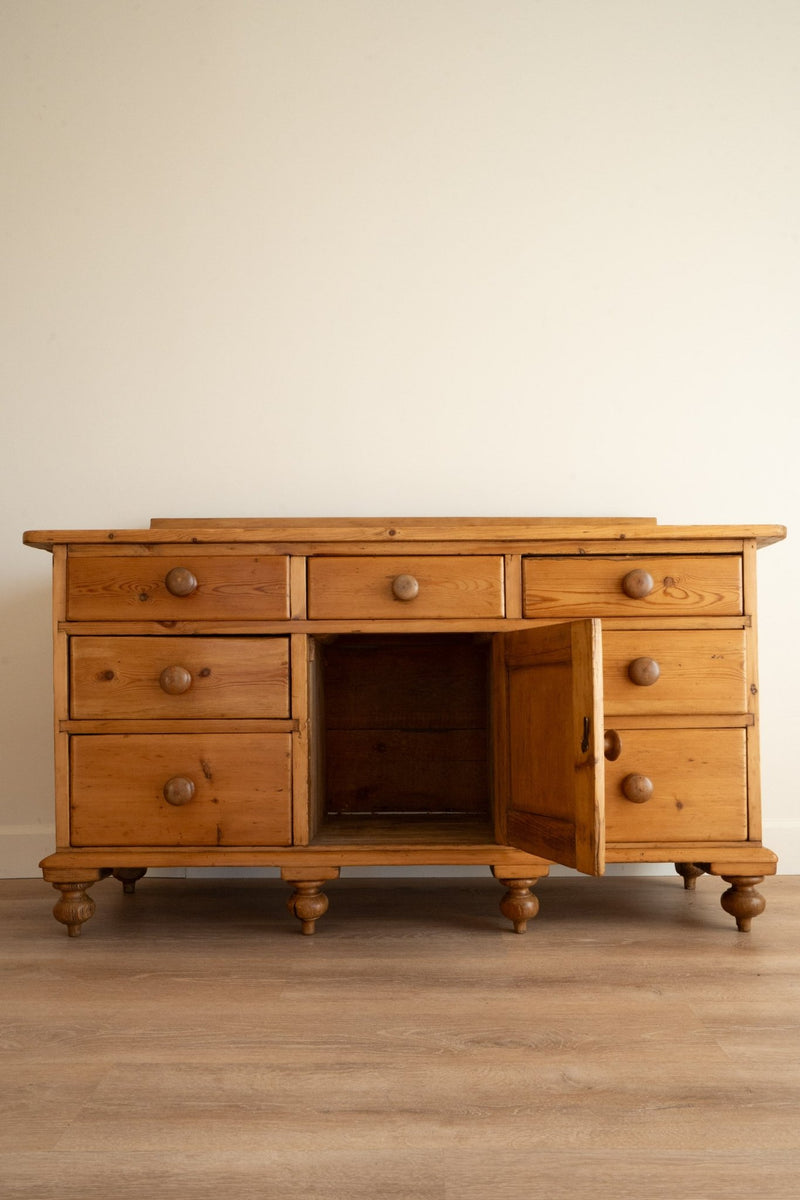 Pine Sideboard With Lip - IDYLL MANOR