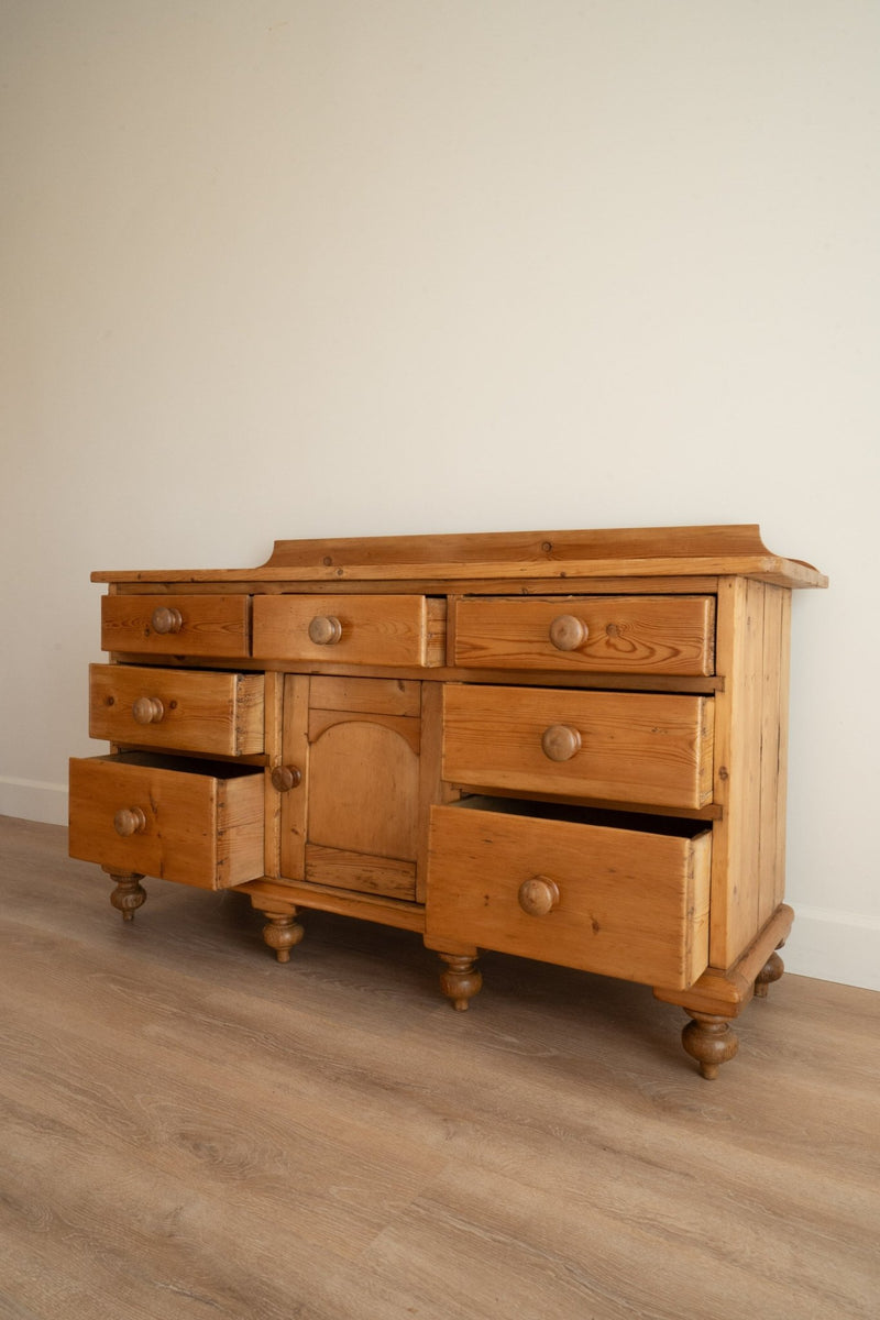 Pine Sideboard With Lip - IDYLL MANOR