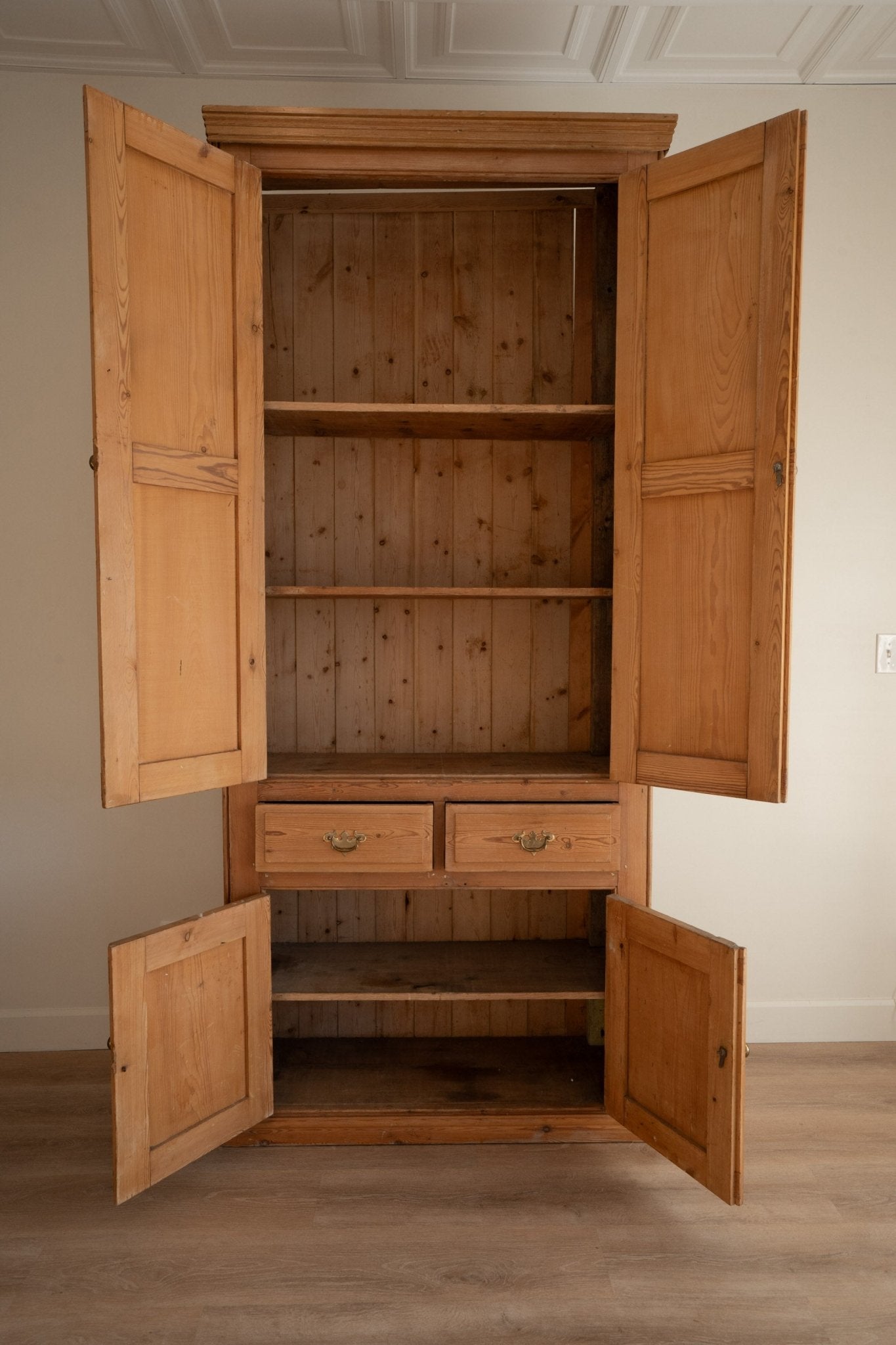 Very Tall Housekeepers Cupboard - IDYLL MANOR