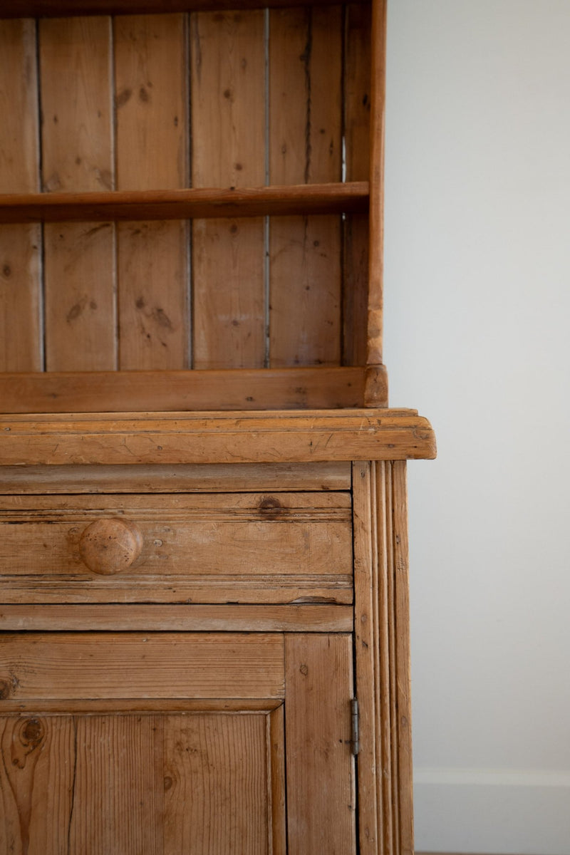 Antique Pine Welsh Dresser - IDYLL MANOR