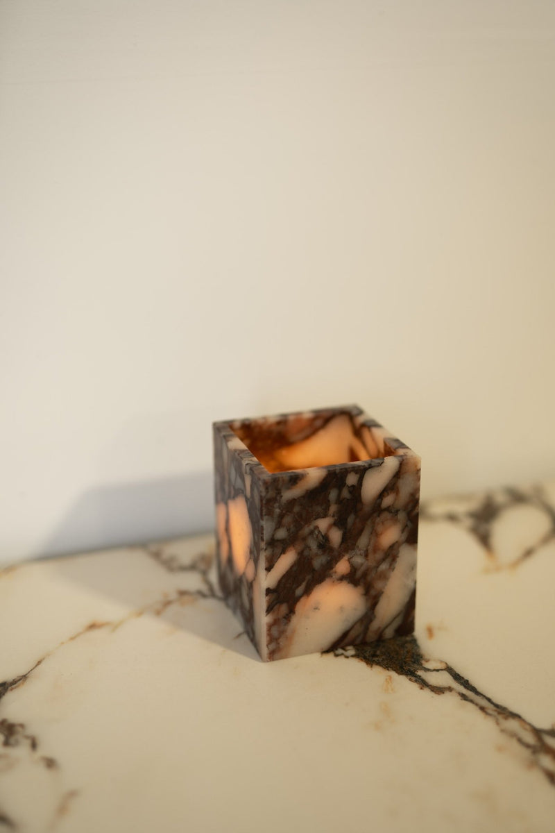 Calacatta Viola Marble Non Toxic Candle | Santal 26 - IDYLL MANOR