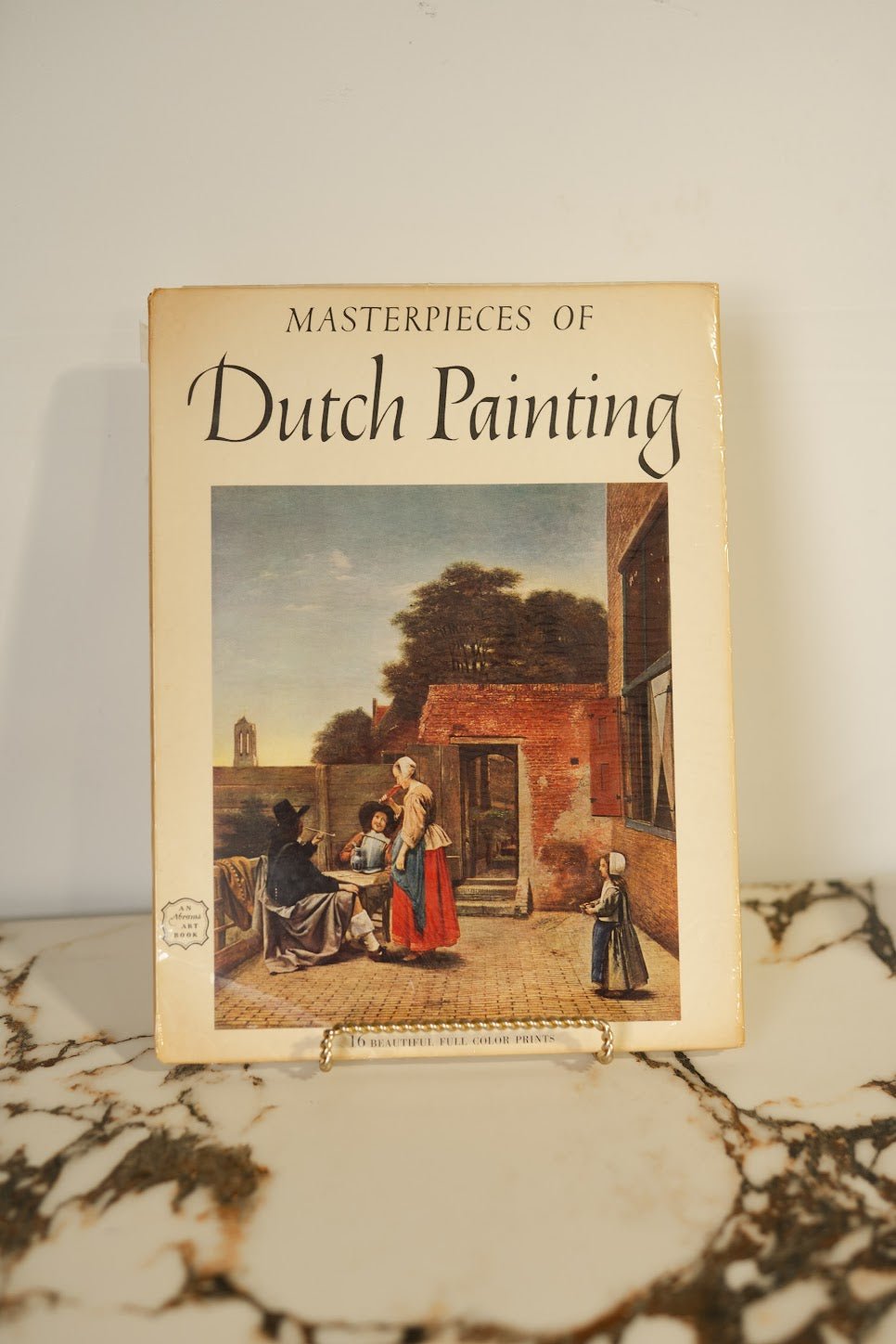 Large Vintage Art Print Coffee Table Book | Dutch Painting - IDYLL MANOR