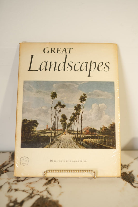 Large Vintage Art Print Coffee Table Book | Great Landscapes - IDYLL MANOR