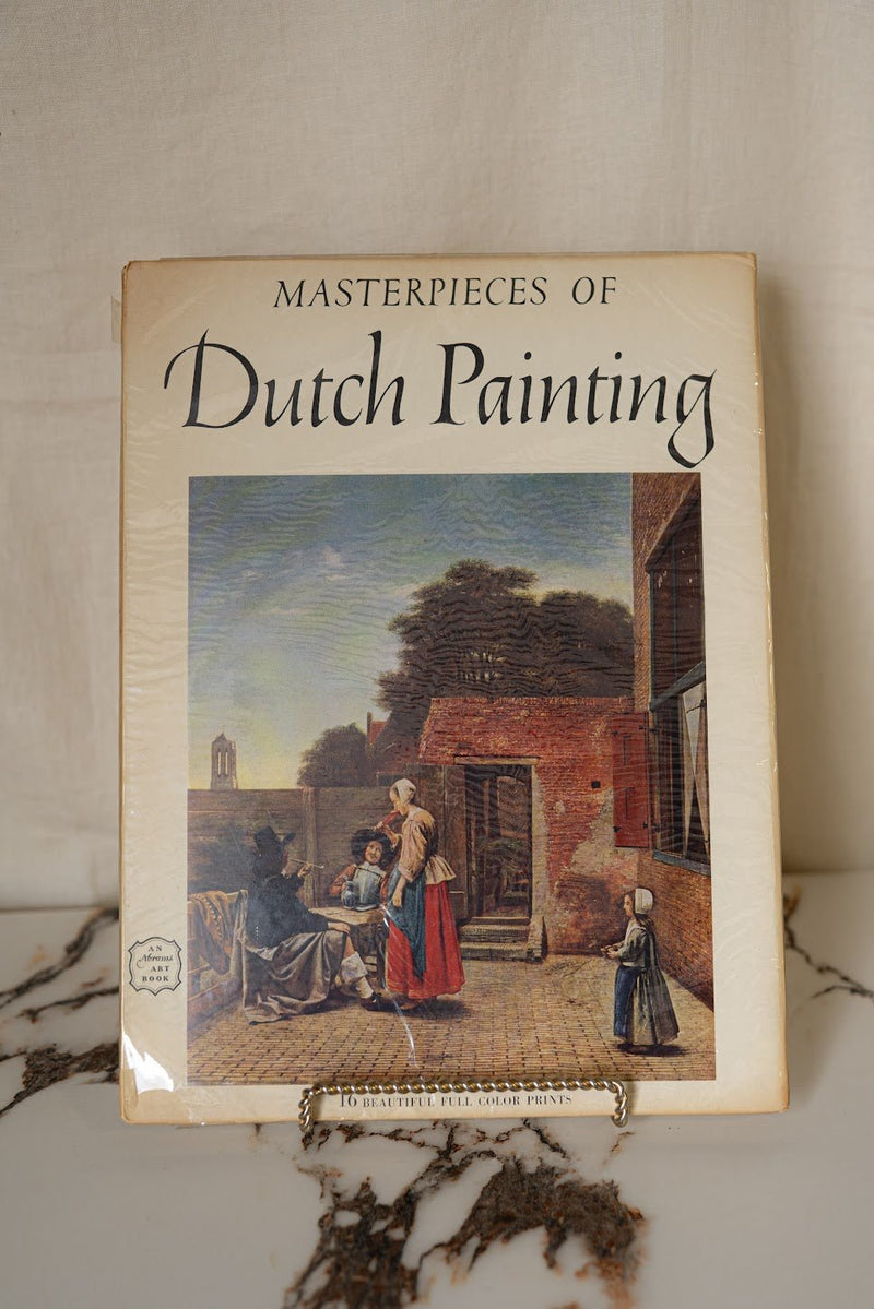 Large Vintage Art Print Coffee Table Book | Dutch Painting - IDYLL MANOR