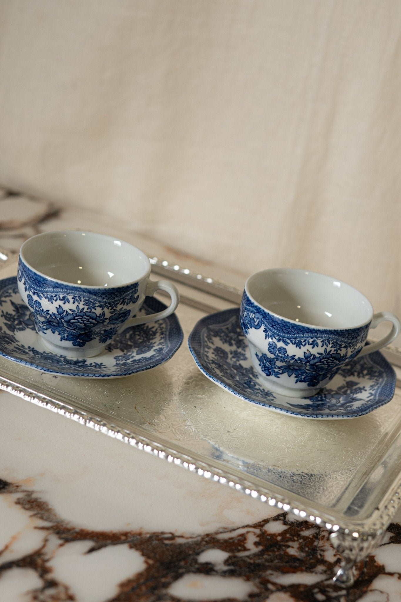 Asiatic Pheasant Collection | Sets of 4 (Plates + Teacups) - IDYLL MANOR