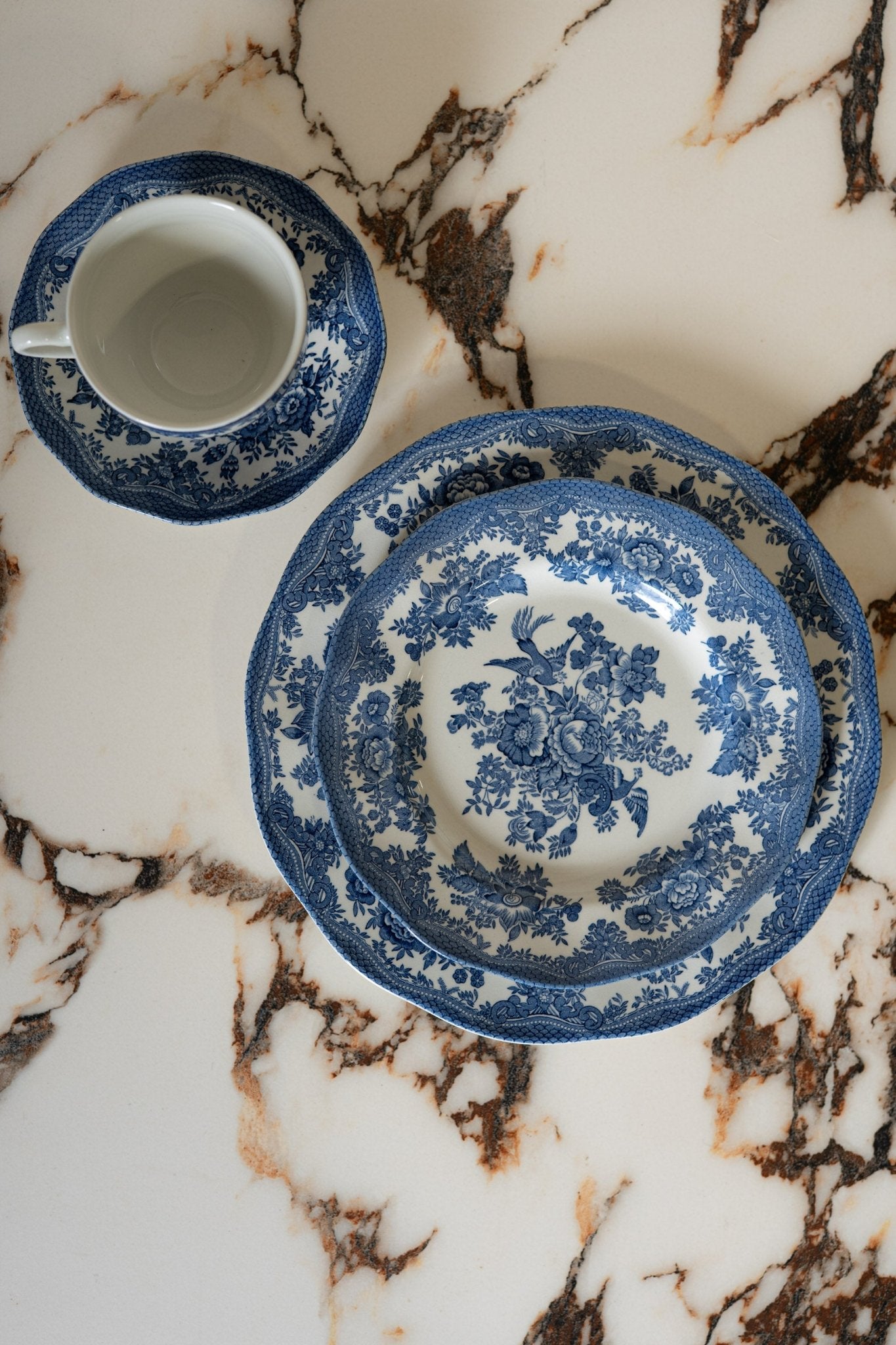 Asiatic Pheasant Collection | Sets of 4 (Plates + Teacups) - IDYLL MANOR