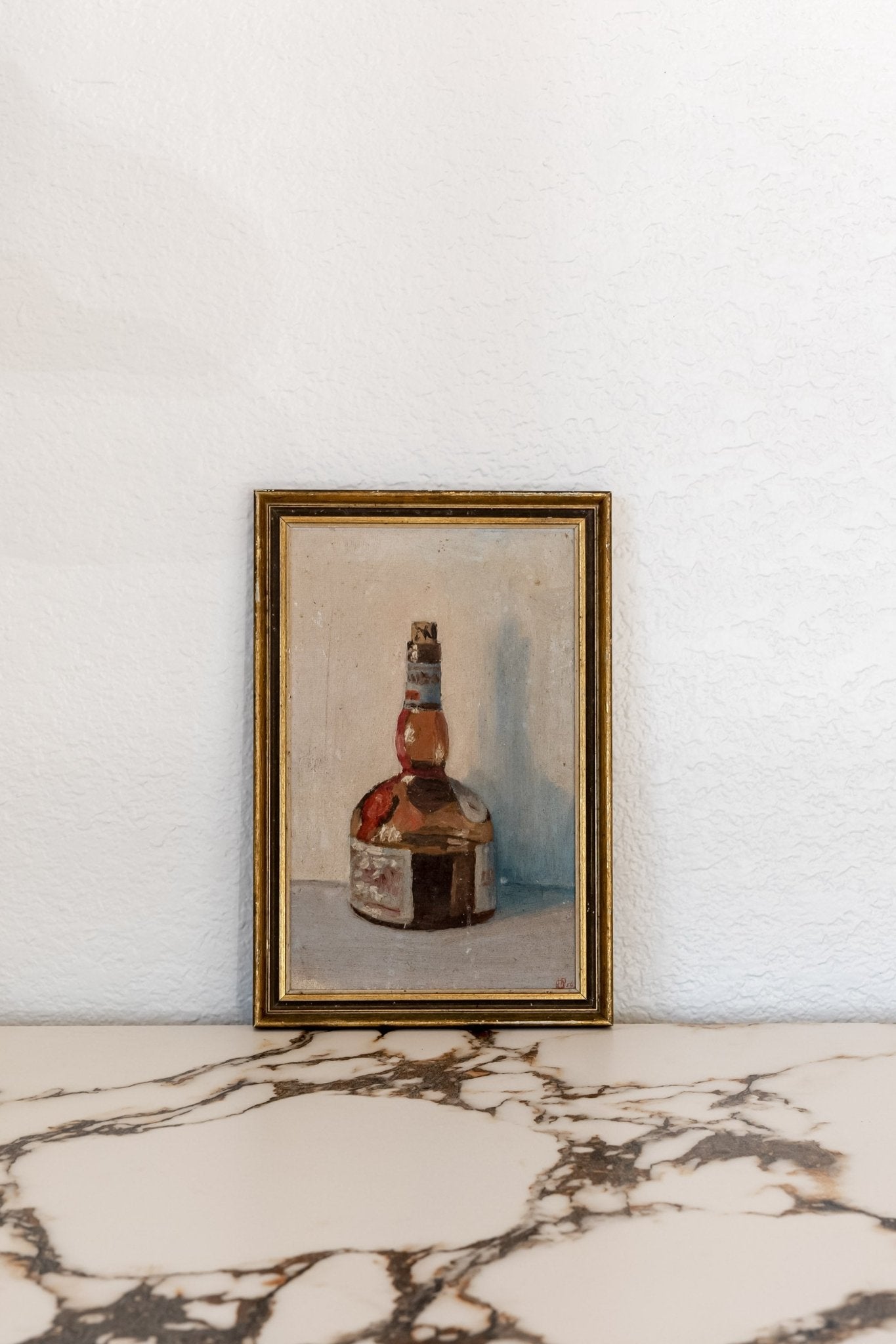 Vintage Grand Marnier Still Life Oil Painting - IDYLL MANOR