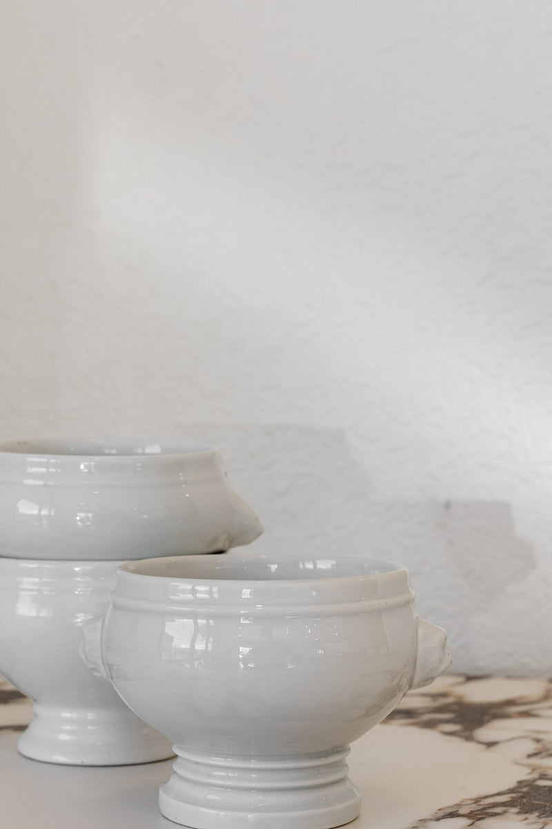French Lions Head Soup Bowl - IDYLL MANOR