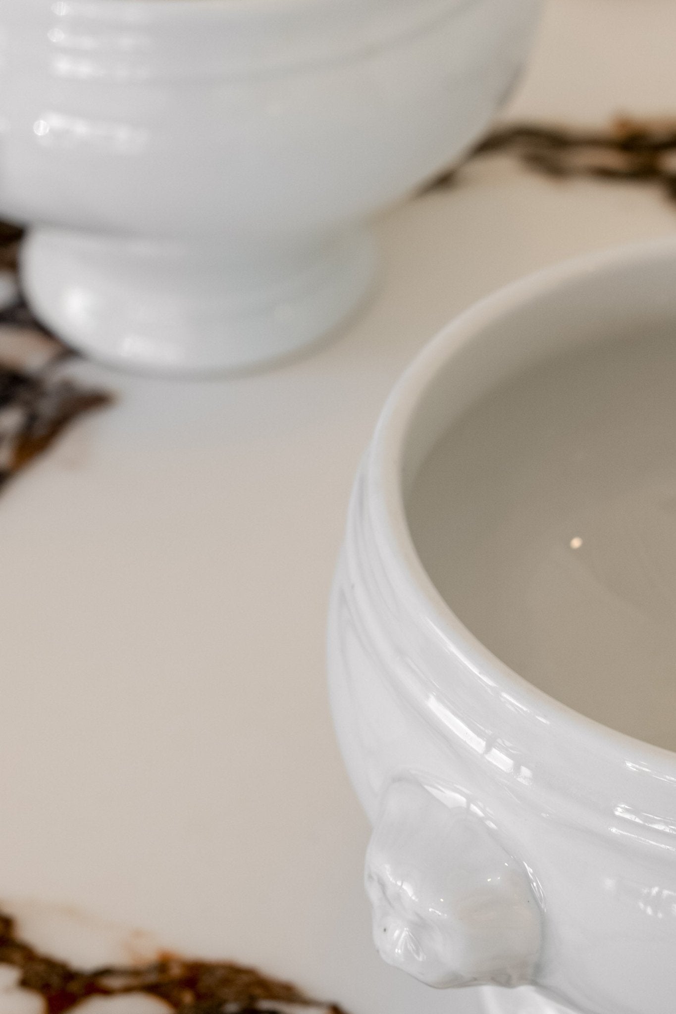 French Lions Head Soup Bowl - IDYLL MANOR