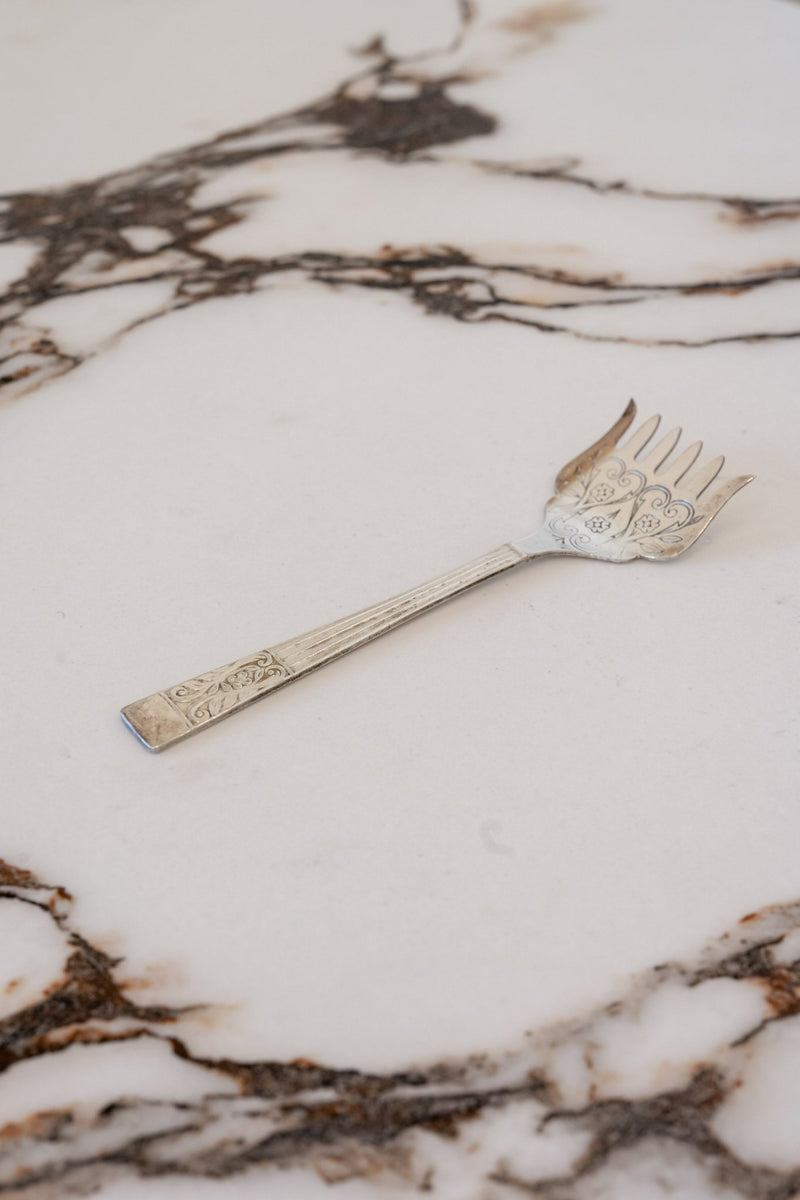 Victorian Silver - Plated Sheffield Serving Forks - IDYLL MANOR