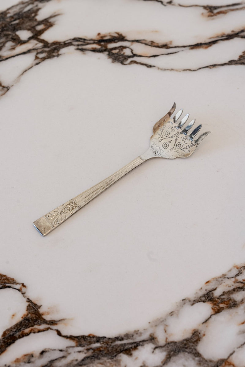 Victorian Silver - Plated Sheffield Serving Forks - IDYLL MANOR