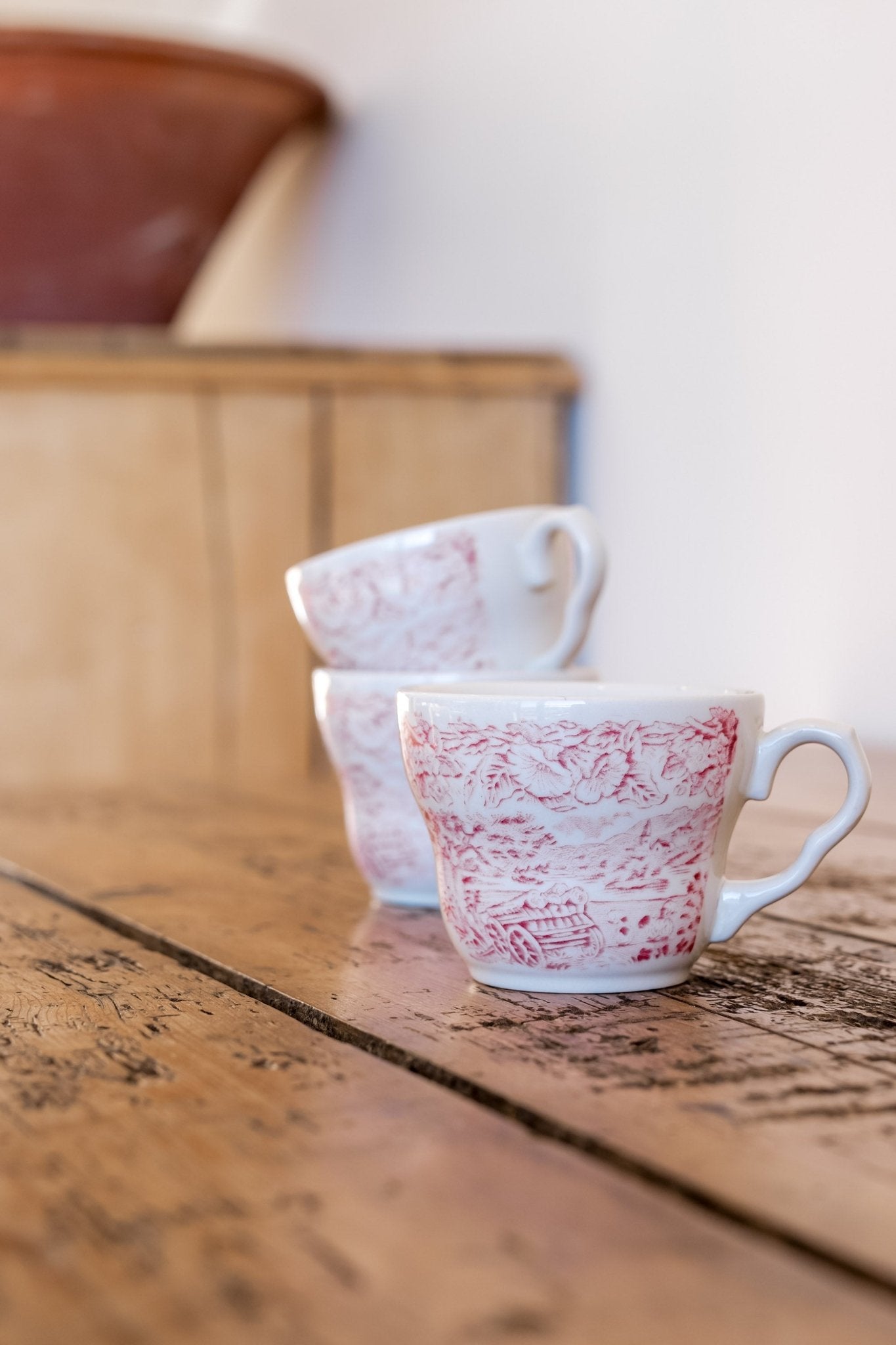 Vintage Transferware Teacups - IDYLL MANOR