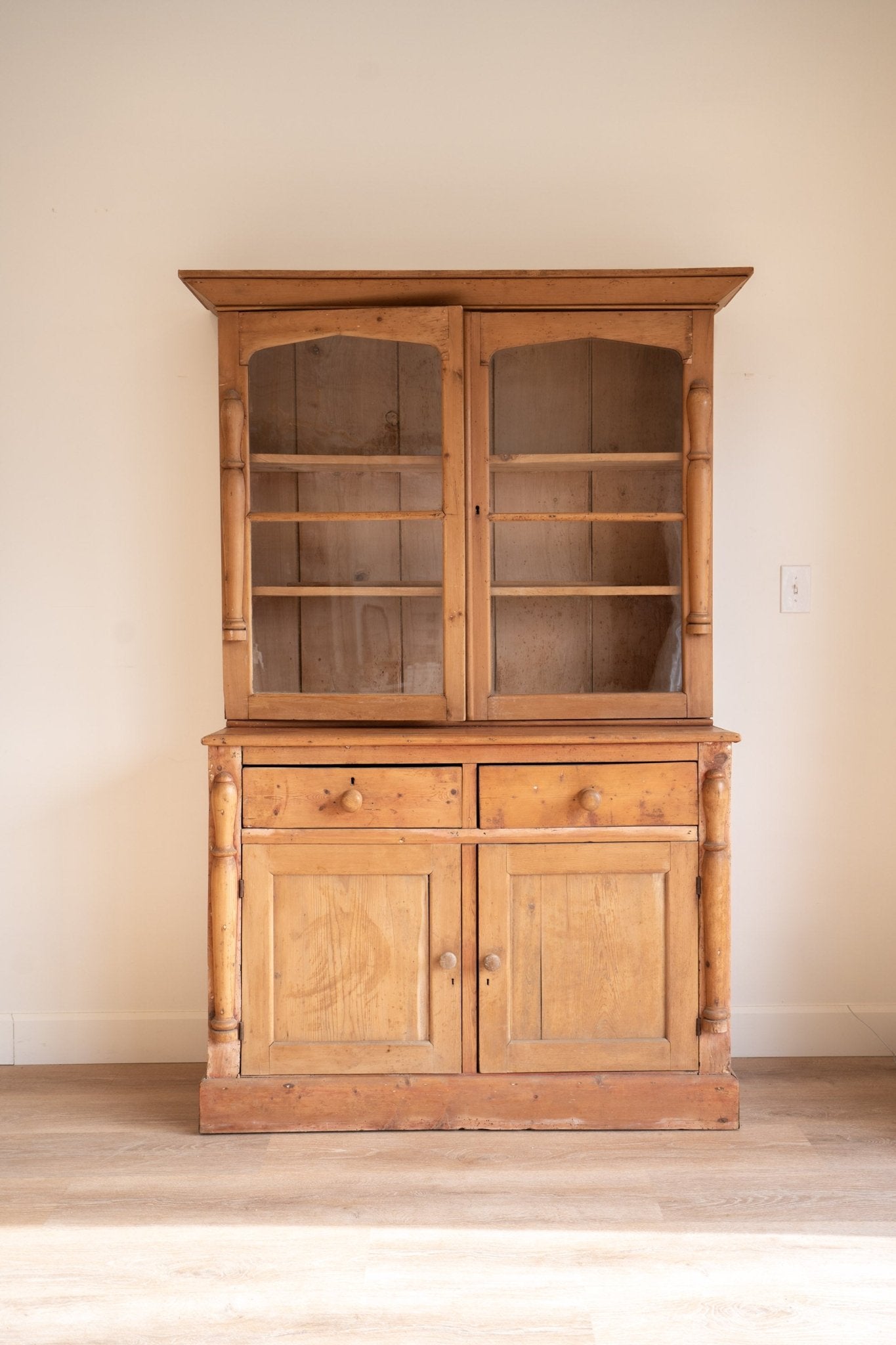 Glass Doors Kitchen Dresser - IDYLL MANOR