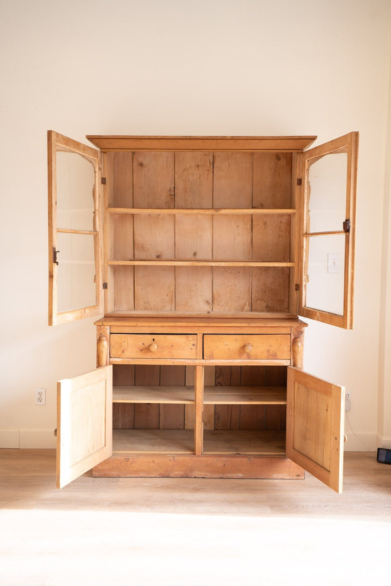 Glass Doors Kitchen Dresser - IDYLL MANOR