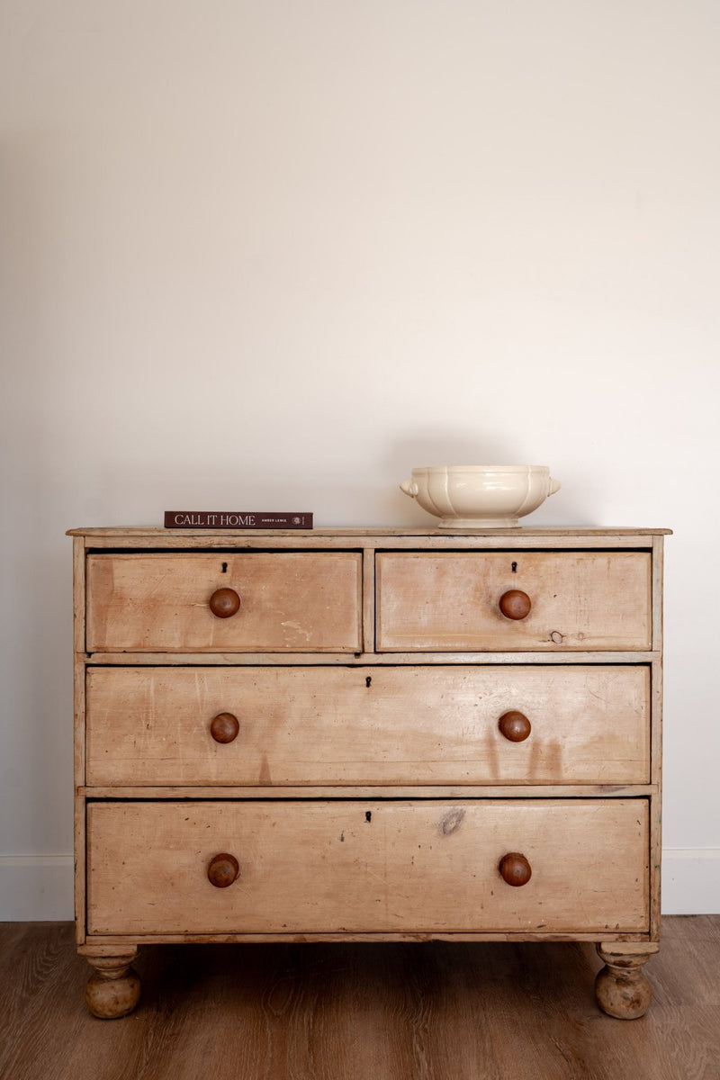 Antique Pine Dresser | Chest of Drawers - IDYLL MANOR