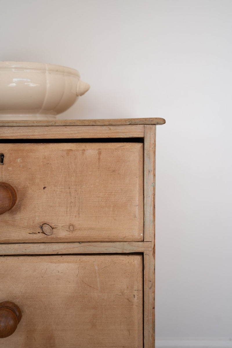 Antique Pine Dresser | Chest of Drawers - IDYLL MANOR