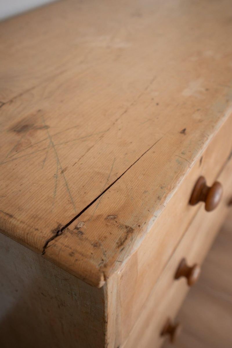 Antique Pine Dresser | Chest of Drawers - IDYLL MANOR