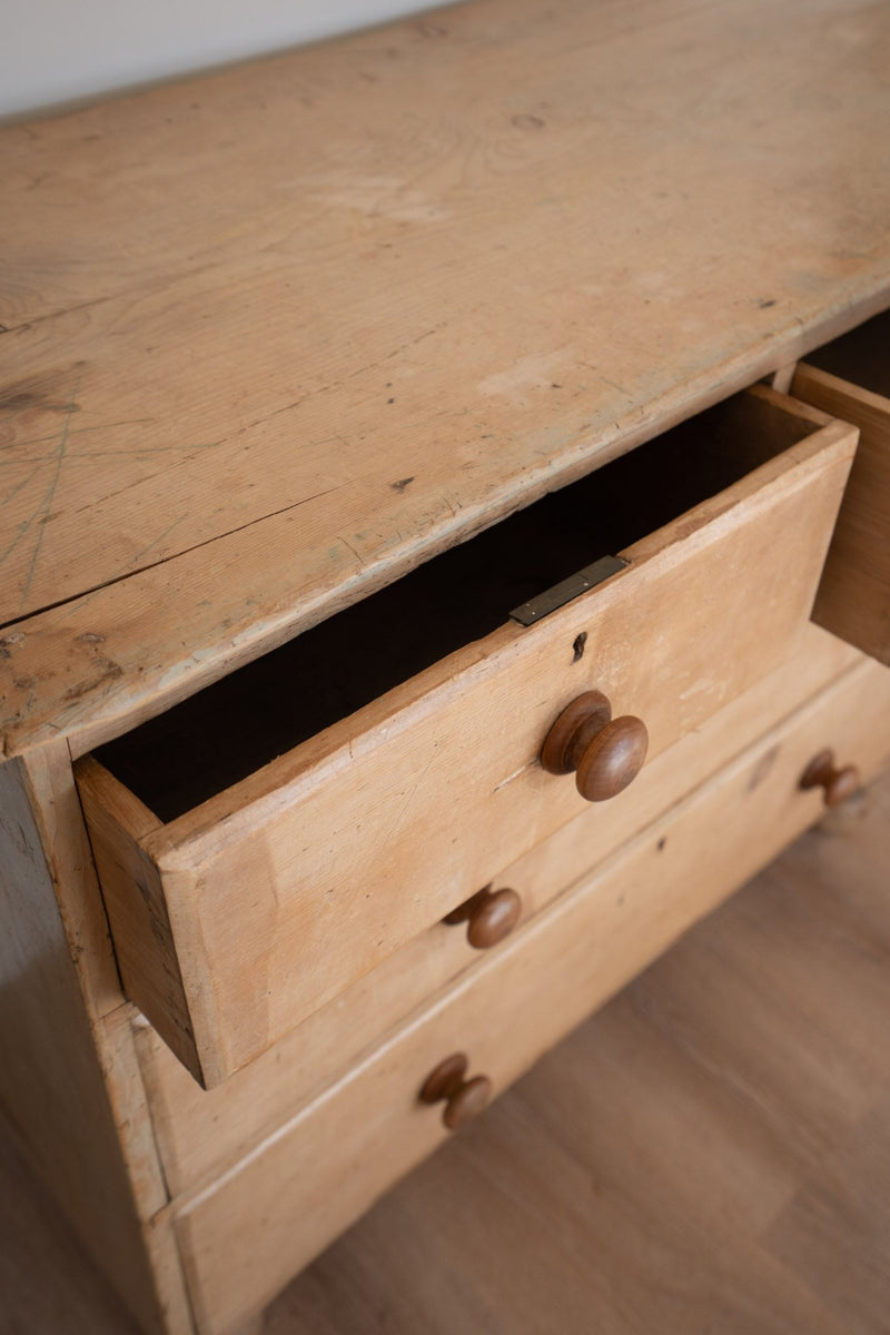Antique Pine Dresser | Chest of Drawers - IDYLL MANOR