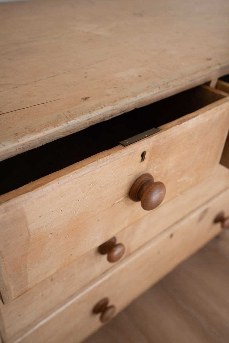Antique Pine Dresser | Chest of Drawers - IDYLL MANOR
