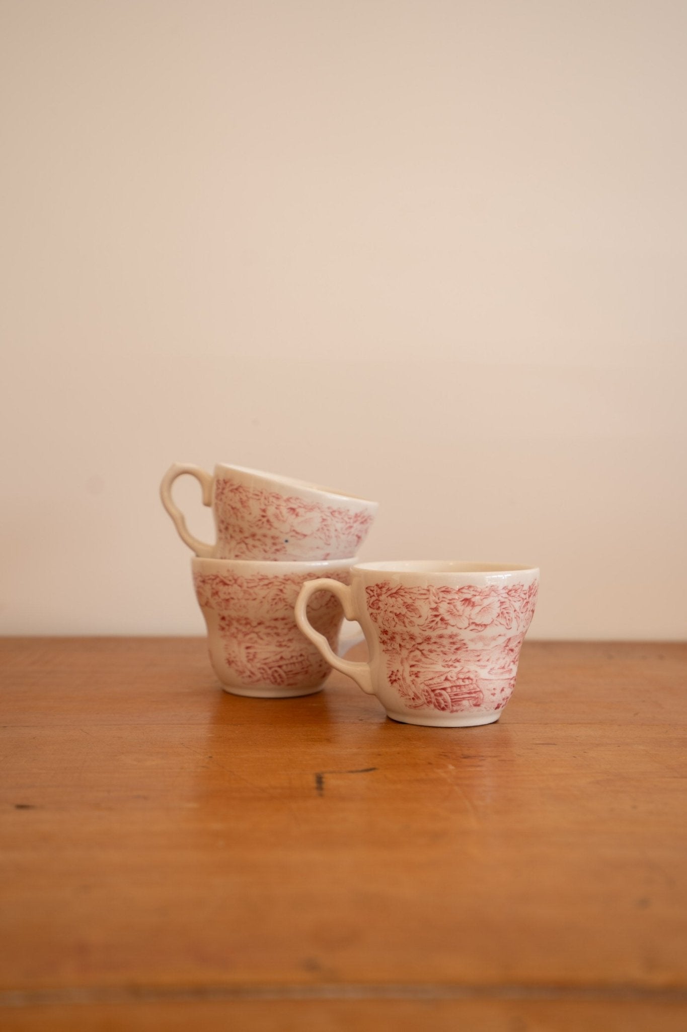 Vintage Transferware Teacups - IDYLL MANOR