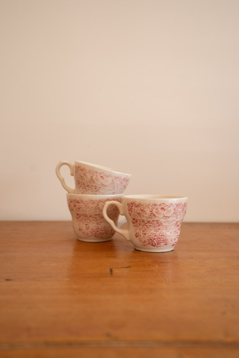 Vintage Transferware Teacups - IDYLL MANOR