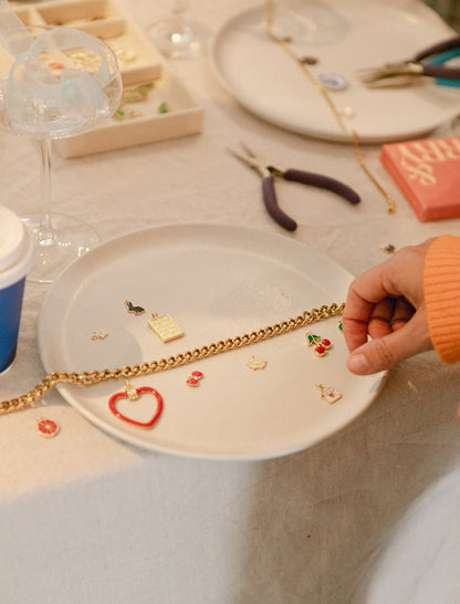 Charm Necklace Party|  Idyll Manor x Golden Hour Bar