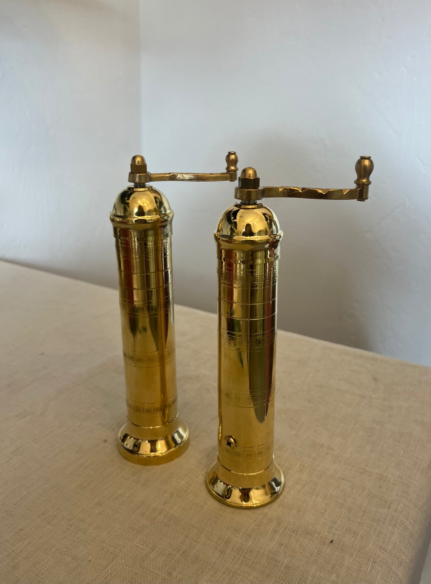 Brass Salt & Pepper Grinders